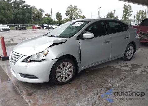 2013 Nissan Sentra Sv z USA, uszkodzony, nr VIN 3N1AB7AP7DL723780